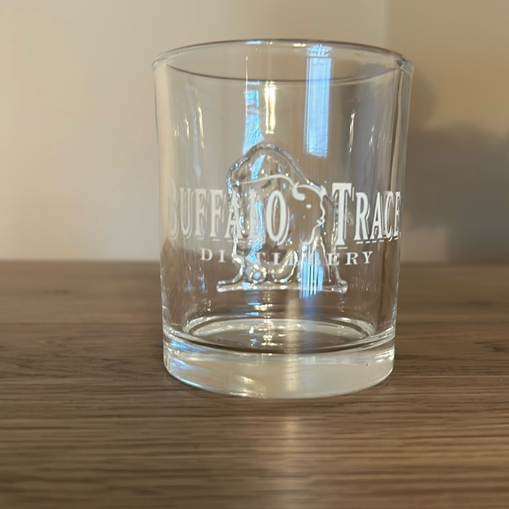One Buffalo Trace Bourbon Glass